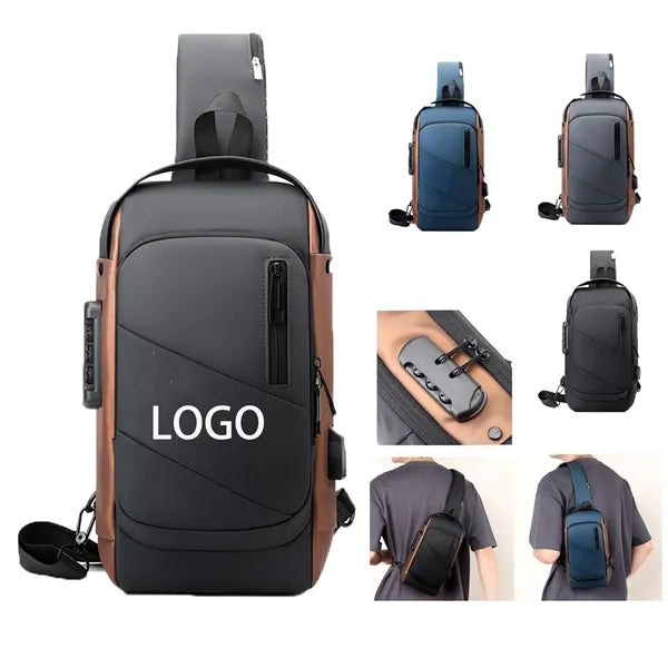 USB Anti-Theft Chest Bag