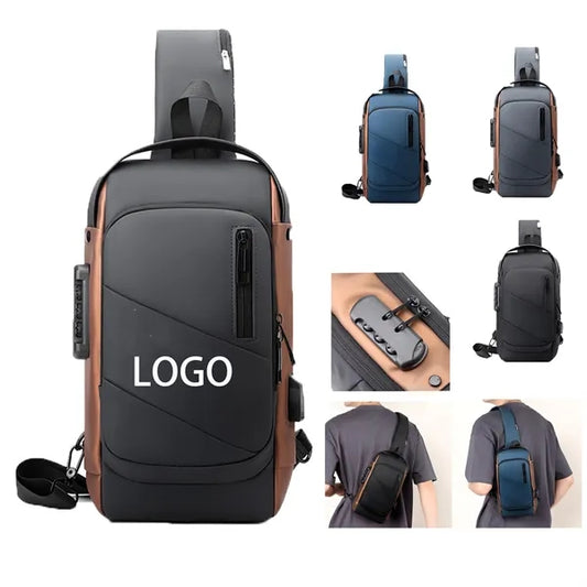 USB Anti-Theft Chest Bag