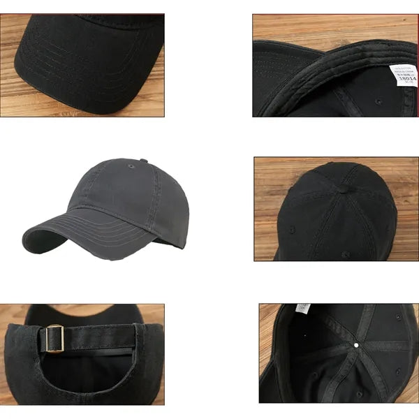 Cotton Baseball Cap Six Panel Sports Lovers Gifts