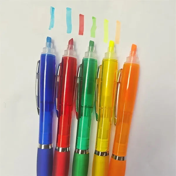 Ballpoint With Highlighter Multi Advertisin Pen