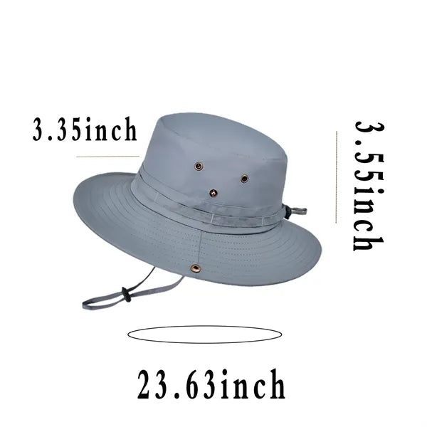 Wide Brim Sun Hat Unisex Bucket Cap