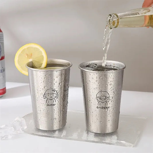 30Oz Stainless Steel Pint Glass