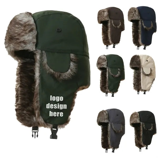 Winter Trapper Hat Ear Flaps Cap Outdoor Supplies