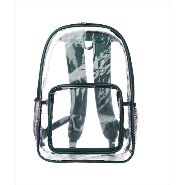 Union Printed - Pocket Clear Plastic Backpacks
