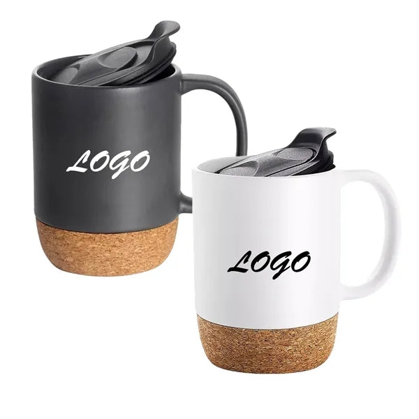 Cork Bottom Matte Ceramic Mug