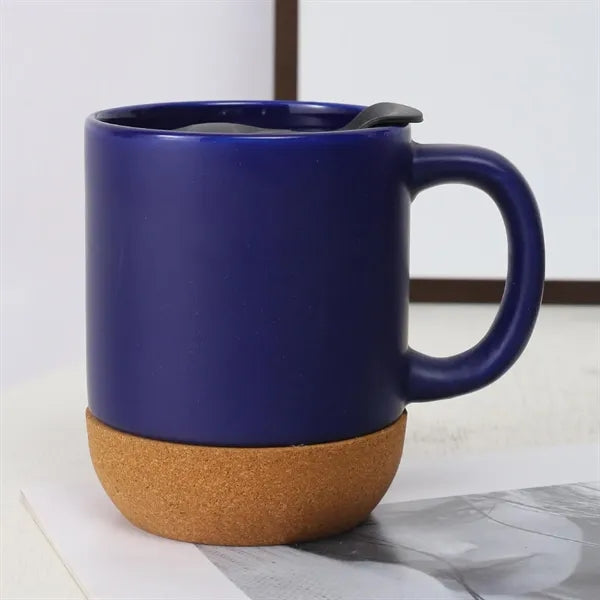 Cork Bottom Matte Ceramic Mug
