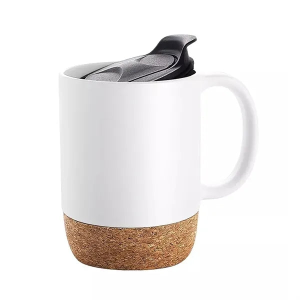 Cork Bottom Matte Ceramic Mug