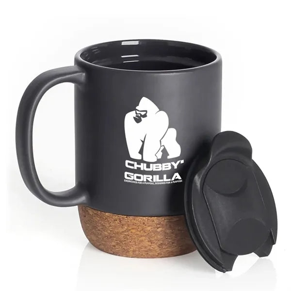 Cork Bottom Matte Ceramic Mug