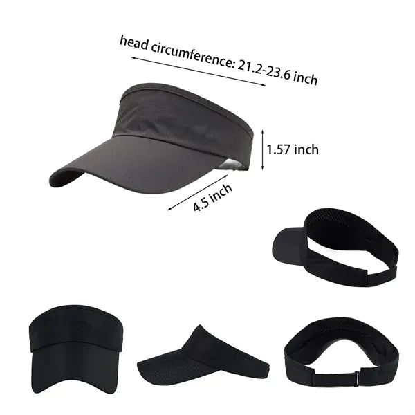 Quick-drying Light Board Empty Top Sunhat Summer Outdoor
