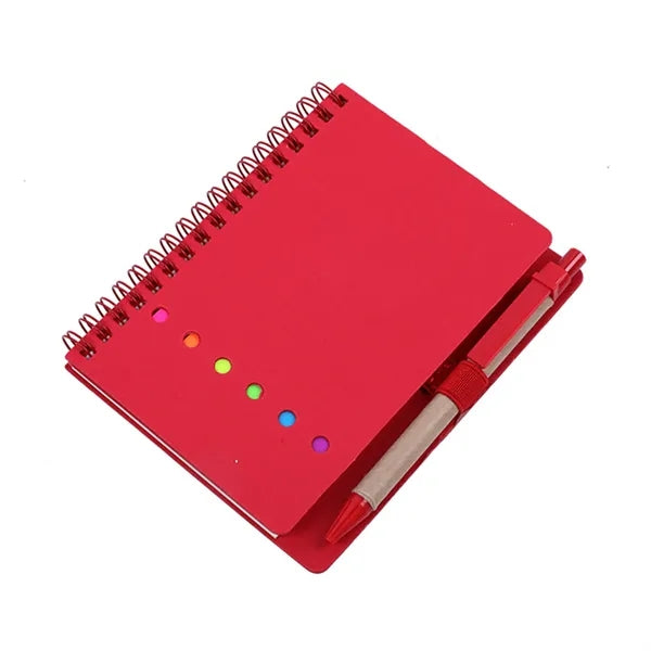 Eco Notebook Sticky & Pen Journal