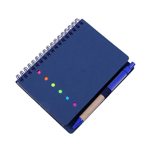 Eco Notebook Sticky & Pen Journal