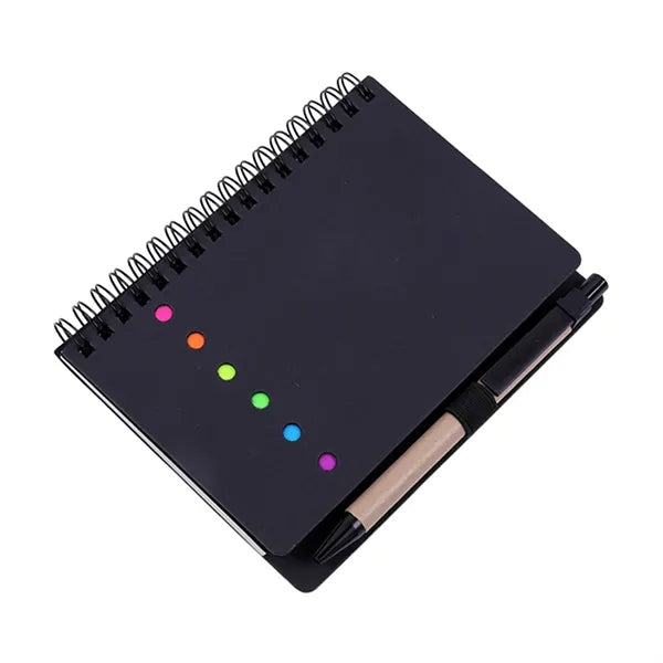 Eco Notebook Sticky & Pen Journal
