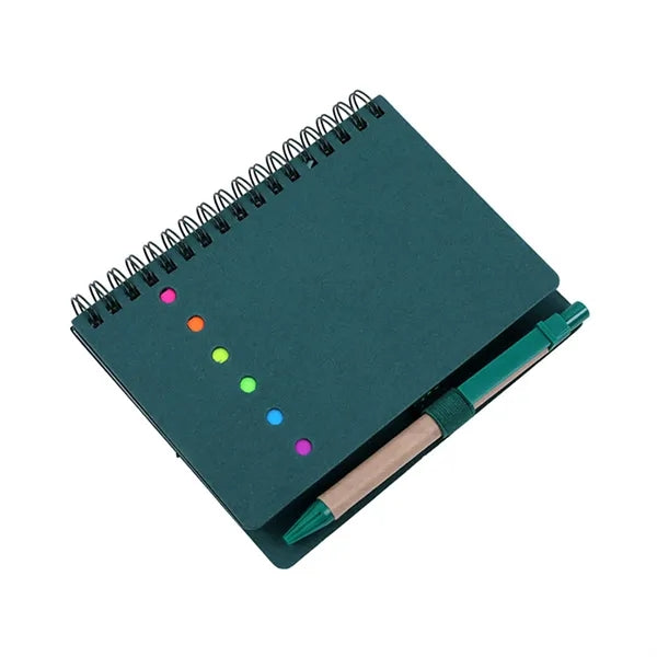 Eco Notebook Sticky & Pen Journal