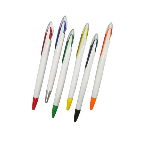 Soft Touch Plastic Ballpoint Pen / Stylus