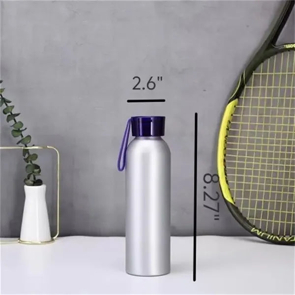 Aluminum Bottle with Silicone CarryingStrap