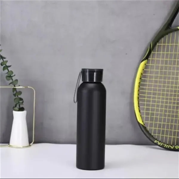 Aluminum Bottle with Silicone CarryingStrap