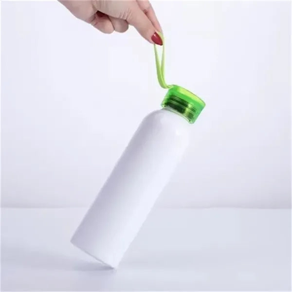 Aluminum Bottle with Silicone CarryingStrap