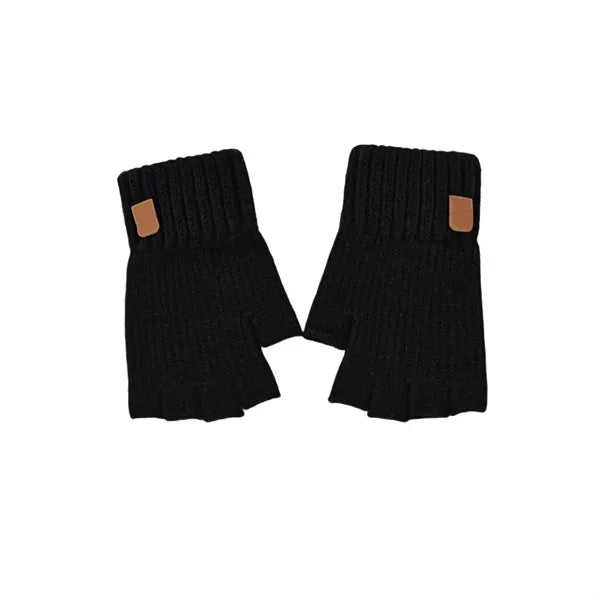 Winter Knit Fingerless Gloves