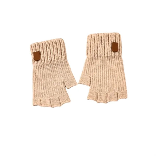 Winter Knit Fingerless Gloves