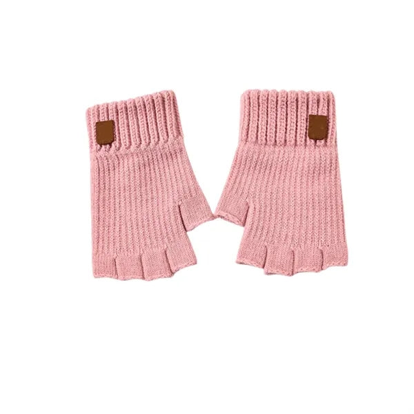 Winter Knit Fingerless Gloves