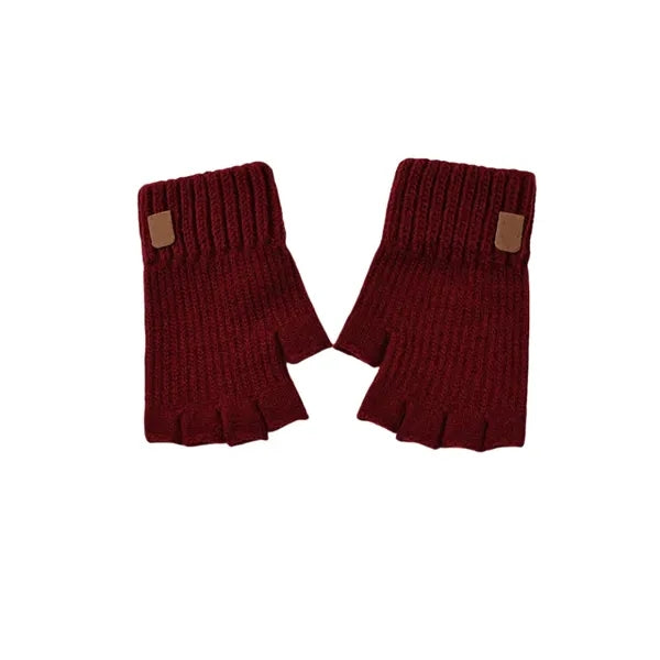 Winter Knit Fingerless Gloves
