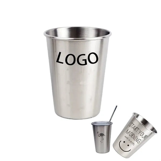 17.6oz Drink Outdoor Camping Stainless Steel Water Cup