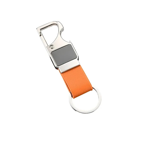 LED Leather Keychain Bottle Opener