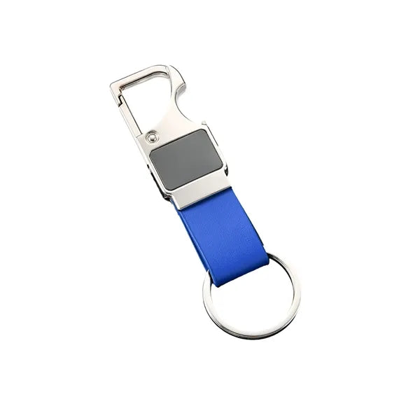LED Leather Keychain Bottle Opener