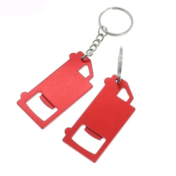 Truck Shape Bottle Opener Keychain
