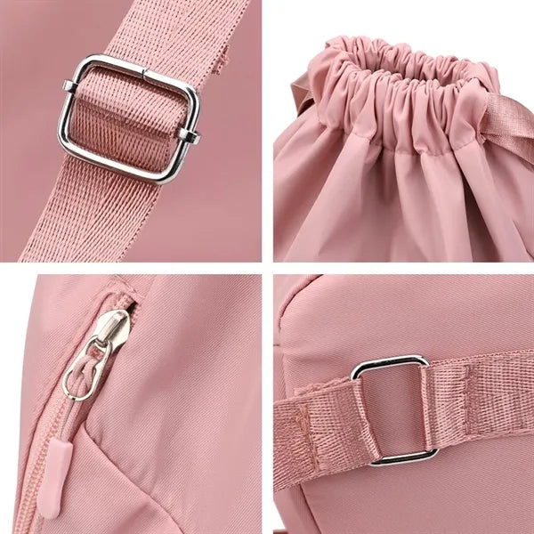 Versatile Drawstring Backpack