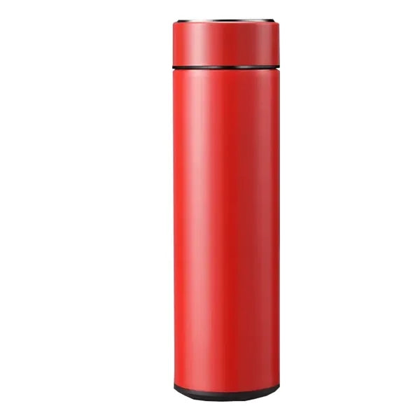 Stainless Steel Water Bottle with Temperature Display Cover