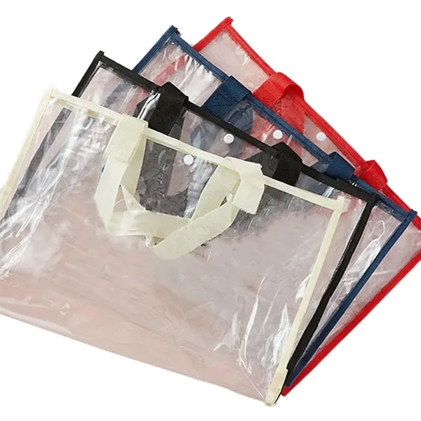 Summer Beach Transparent Waterproof PVC Tote Bags