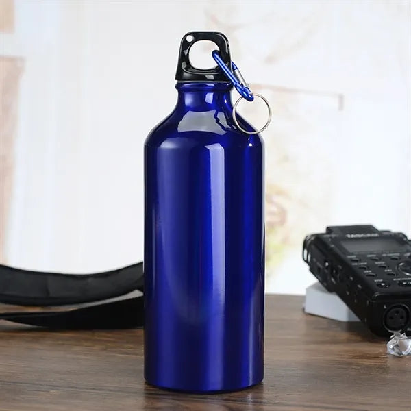 17oz Aluminum Water Bottle with Carabiner