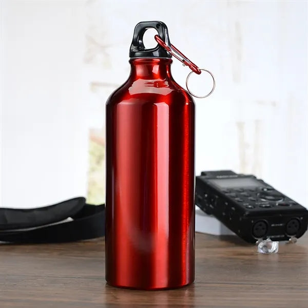 17oz Aluminum Water Bottle with Carabiner