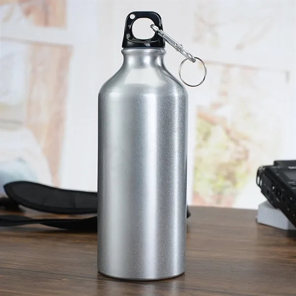 17oz Aluminum Water Bottle with Carabiner