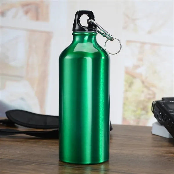17oz Aluminum Water Bottle with Carabiner