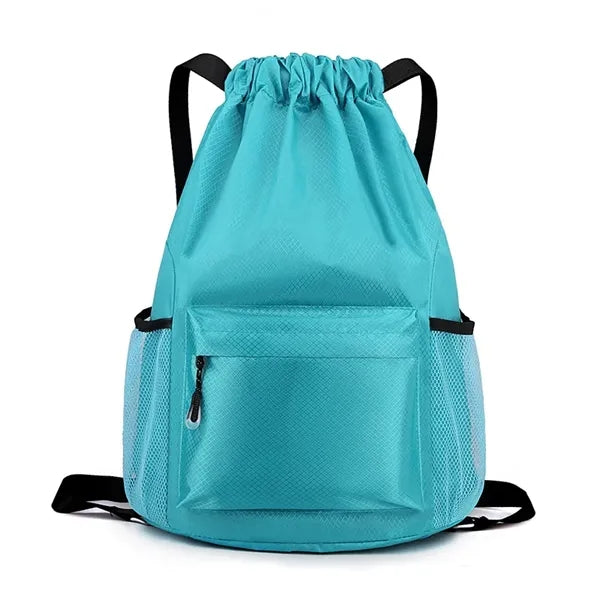 Waterproof Drawstring Gym Backpack Bag for Men & Women