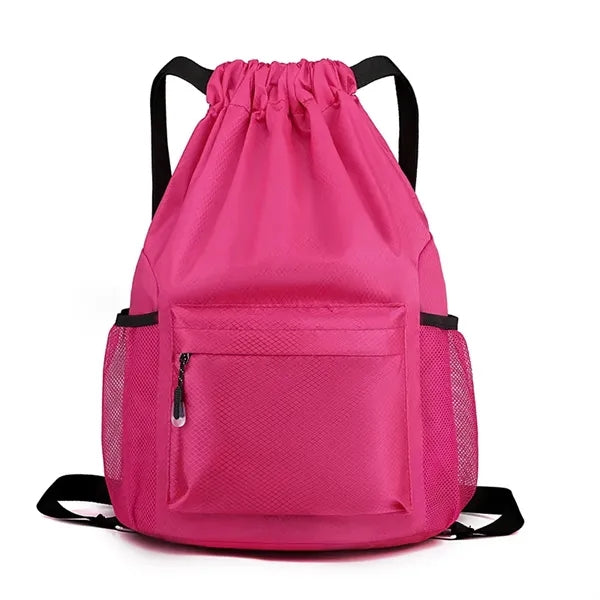 Waterproof Drawstring Gym Backpack Bag for Men & Women