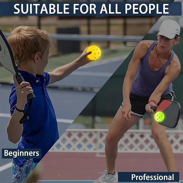 Luminous Pickleball Pickle Ball with 40 Holes
