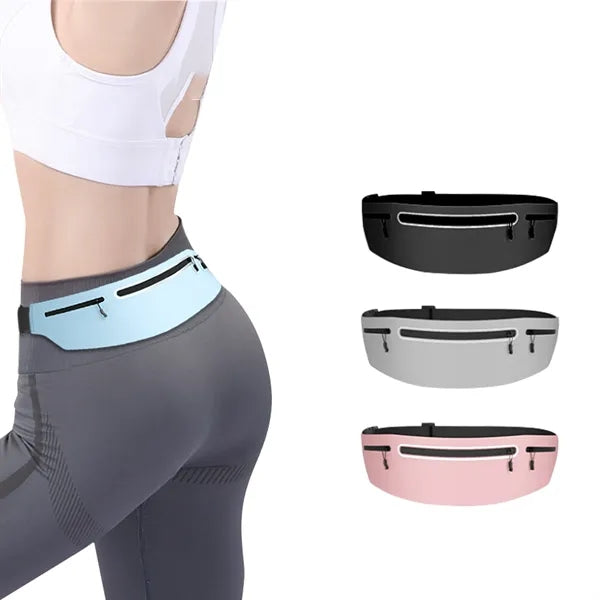 Invisible Sports Waist Bag With Phone Pocket .