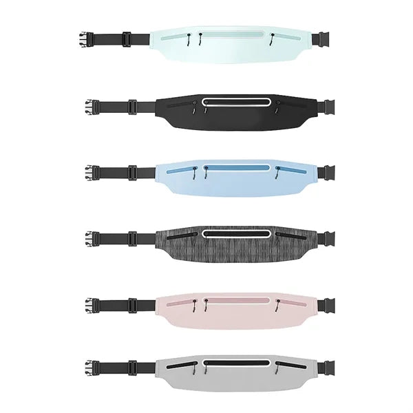 Invisible Sports Waist Bag With Phone Pocket .
