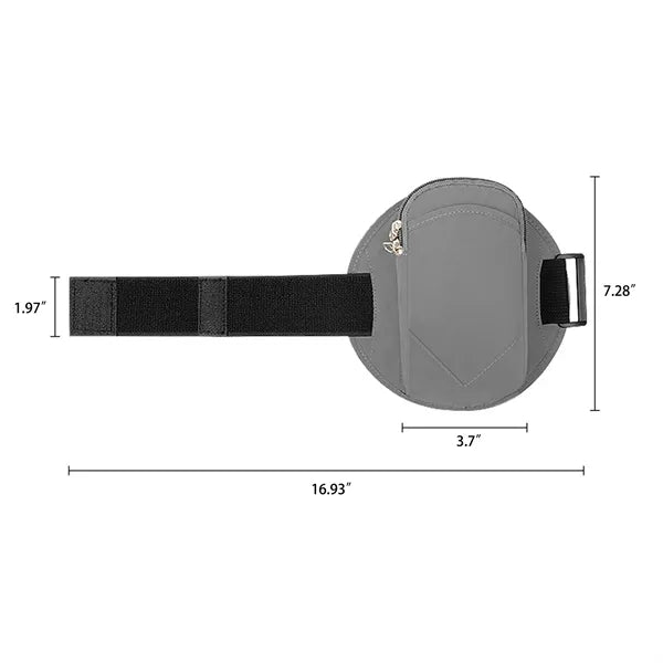 Fitness Wrist Bag with Breathable and Reflective Design