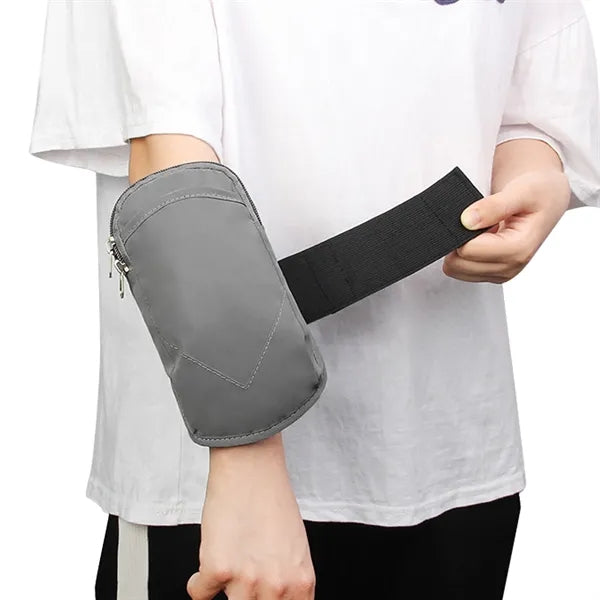 Fitness Wrist Bag with Breathable and Reflective Design