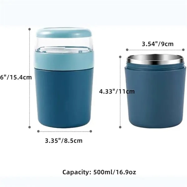 Stainless Steel Oats Containers with Lids
