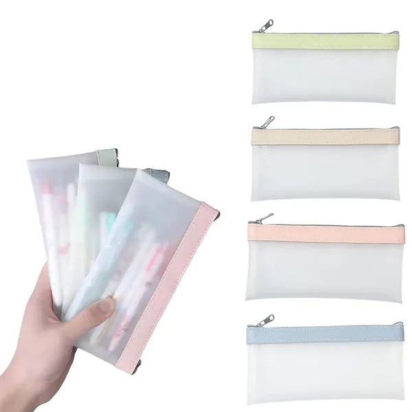 7-inch Clear Storage Bag Pencil Pouch