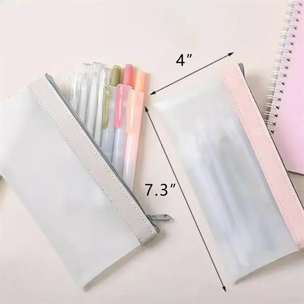 7-inch Clear Storage Bag Pencil Pouch