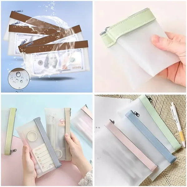 7-inch Clear Storage Bag Pencil Pouch