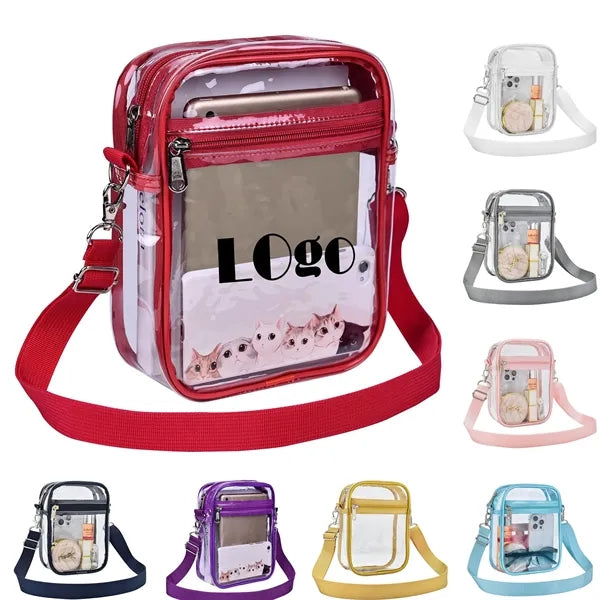 PVC Waterproof Clear CrossBody Bag
