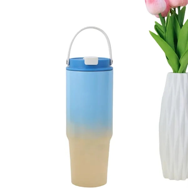 30oz Portable Gradient Accompanying Car Cup