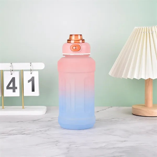 44oz Portable Large Capacity Gradient Sports Water Bottle